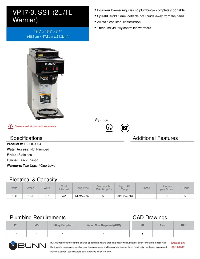 bunn-13300-0004-coffee-brewer-for-decanters-3-8-gallon-per-hour-specsheet-2607193d9u8m.pdf