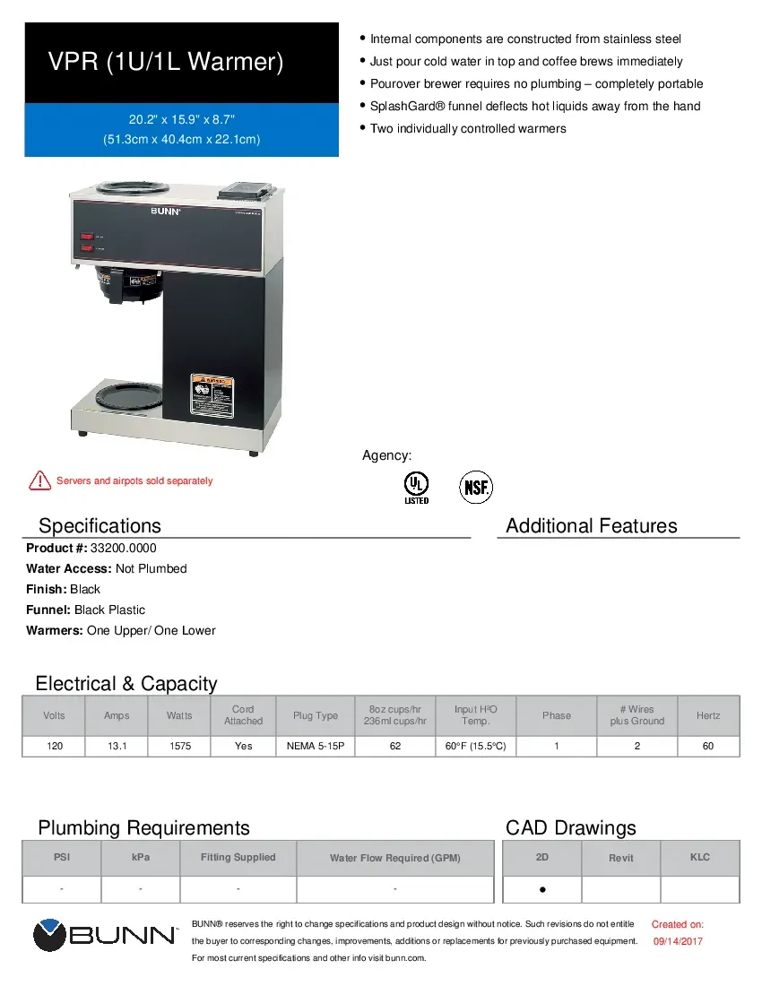 bunn-33200-0000-coffee-brewer-for-decanters-3-8-gallon-per-hour-specsheet-2607193as6mh.pdf