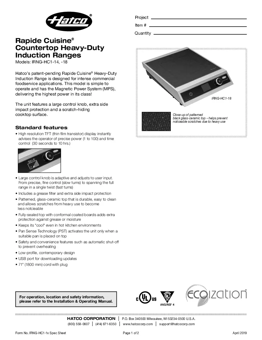 hatco-irng-hc1-18-induction-ranges-120v-13-w-specsheet-2607262off4a.pdf