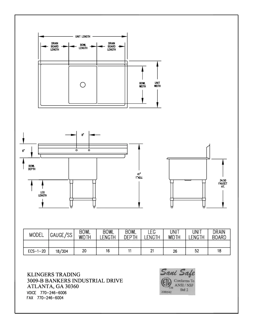 klingers-trading-ecs12d-sink-1-one-compartment-adjustable-bullet-feet-specs-260719v4g14a.pdf