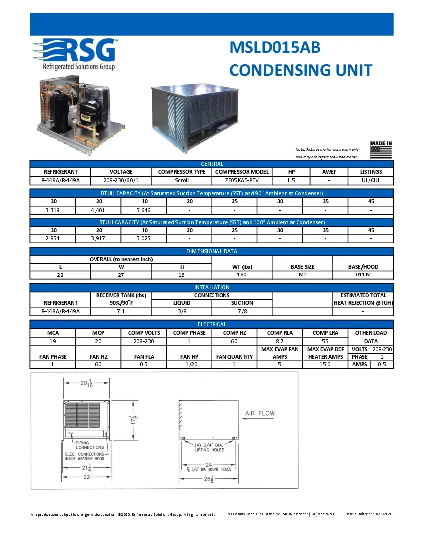 norlake-msld015ab-refrigeration-system-208-230v-specsheet-260719oj5y83.pdf