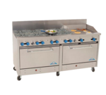 Comstock-Castle , 2F330-24, Range, 72", 8 Burners, 24" Griddle