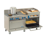 Comstock-Castle , 2F330-36B, Range, 72" Restaurant, Gas