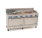 Comstock-Castle , 2F330-48, Range, 72", 4 Burners, 48" Griddle