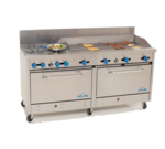 Comstock-Castle , 2F330-60, Range, 72", 2 Burners, 60" Griddle