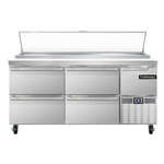 Continental Refrigerator , PA68N-D, Refrigerated Counter, Pizza Prep Table