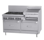 Garland/US Range , GFE60-6R24RR, Range, 60" Restaurant, Gas