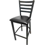 Oak Street , BM-234R-BLK, Bar Stool, Indoor