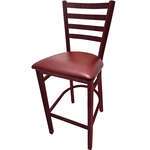 Oak Street , BM-234W-MH-WINE, Bar Stool, Indoor