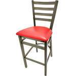 Oak Street , SL135C-1-B2-RED, Bar Stool, Indoor