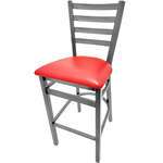 Oak Street , SL135C-1-P2-RED, Bar Stool, Indoor