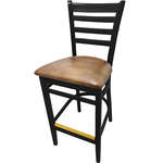 Oak Street , WB101BLK-BUC, Bar Stool, Indoor