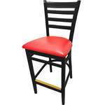 Oak Street , WB101BLK-RED, Bar Stool, Indoor