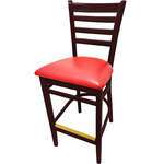 Oak Street , WB101MH-RED, Bar Stool, Indoor
