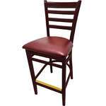 Oak Street , WB101MH-WINE, Bar Stool, Indoor