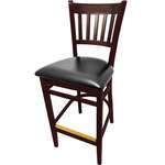 Oak Street , WB102MH-BLK, Bar Stool, Indoor