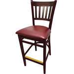 Oak Street , WB102MH-WINE, Bar Stool, Indoor