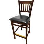 Oak Street , WB102WA-BLK, Bar Stool, Indoor